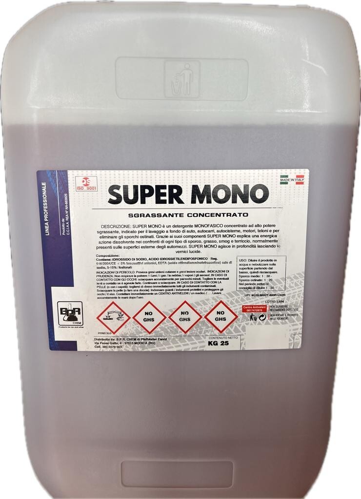 Sgrassatore Industriale B.P.R. Chem 25 KG | Offerta Stock Supermonoplus
