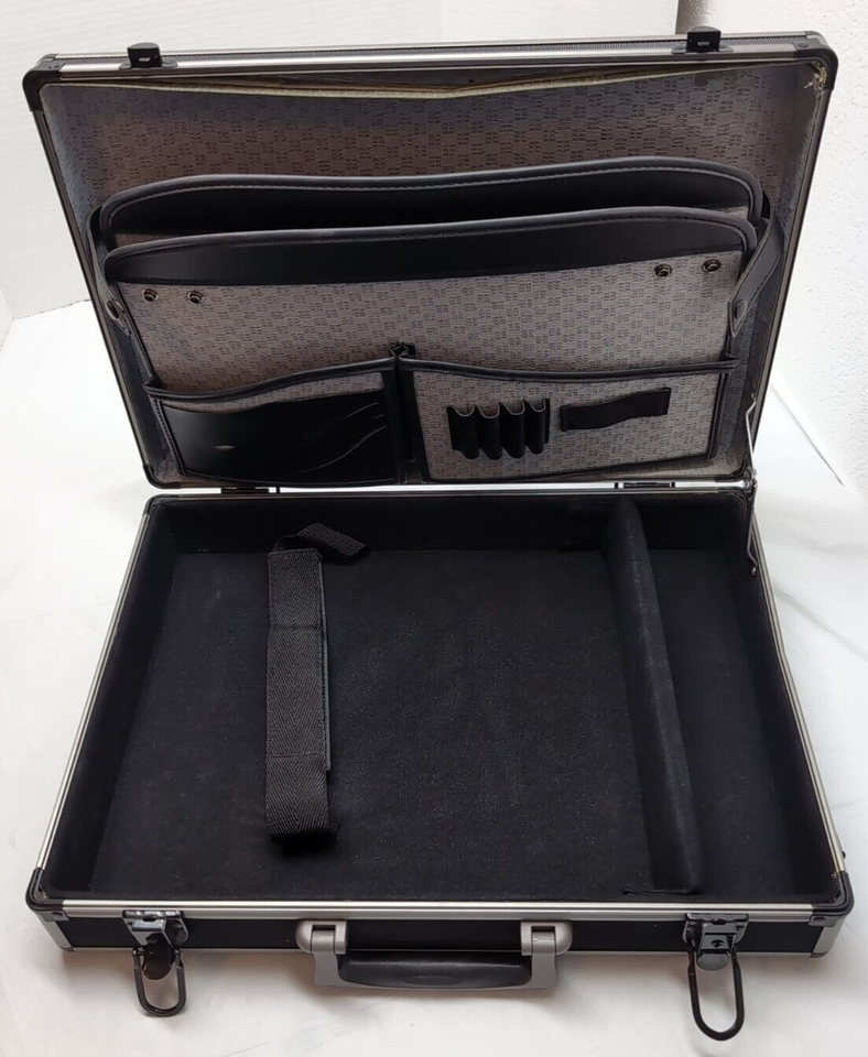 VANGUARD HARDSHELL Black/Gray Briefcase 13" X 18" x 3.5" (GMan) laptop