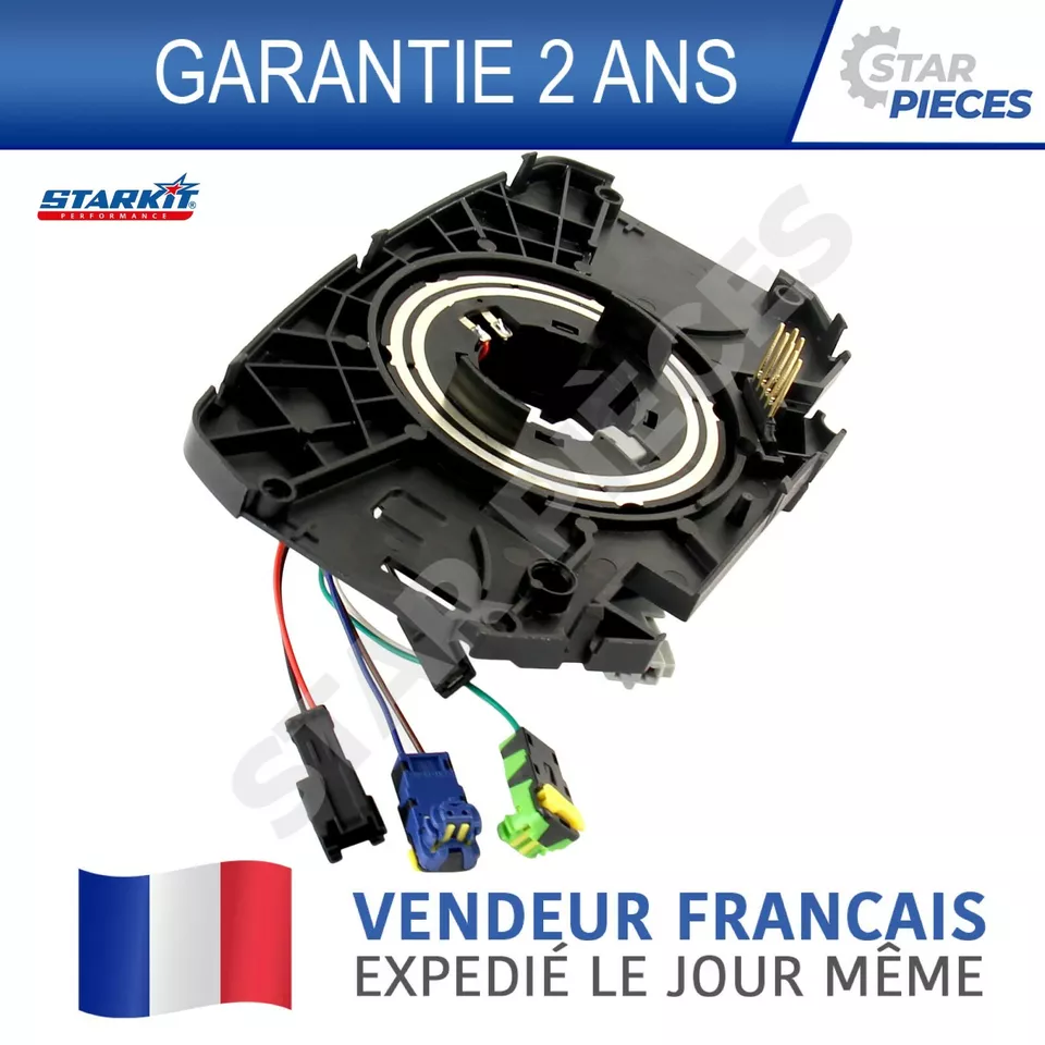 CONTACTEUR RESSORT TOURNANT RENAULT MEGANE 2 2002-2009 8200480339 - Imagen 3 de 4