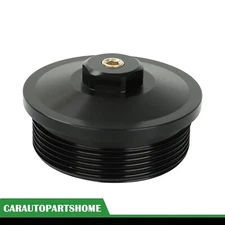 Fuel Filter Cap Fit Ford 2003-2010 F-Series Super Duty 6.0L/6.4L Turbo Black