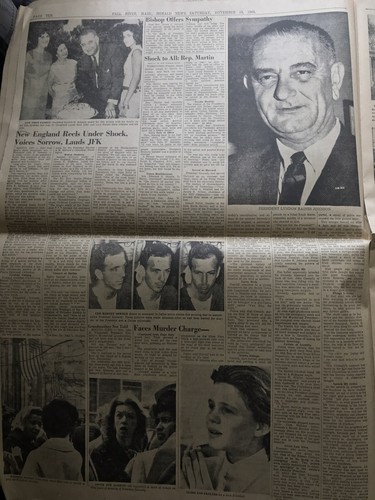 Nation Pays Respects To JFK - Herald News - Nov 23, 1963 Complete Ads/Comics 20p - Picture 7 of 8