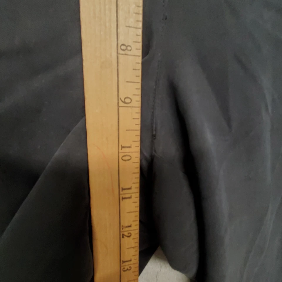 Tommy Bahama Pantalones Mujer 6 Negro Seda Pierna Recta Pantalones Ligeros Foto 4 de 4