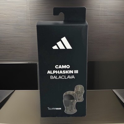 Adidas Alphaskin III 3 Balaclava Tree Camo Hood Reflective Ski