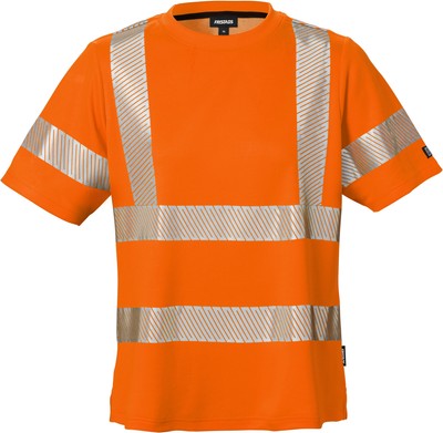 FRISTADS 129515-230 High Vis T-Shirt Damen Kl. 2 7458 THV  Gr.XL Warnschutz-Oran