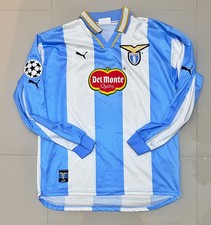 Maglia Calcio Lazio 1999-00 LS Maglia Europea Vintage Rara Edizione XL