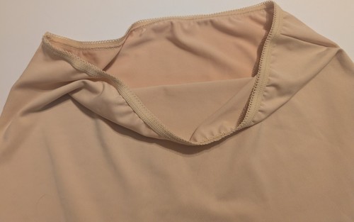 Vtg Style Beige Unbranded High Waist Granny Sissy Panty Full Brief SZ- 14/16 - Picture 5 of 9