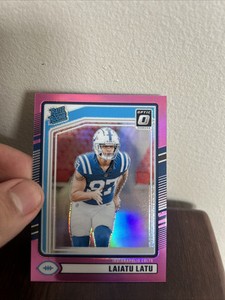 2024 Panini Donruss Pink Optic Preview Rated Rookie Laiatu Latu Colts