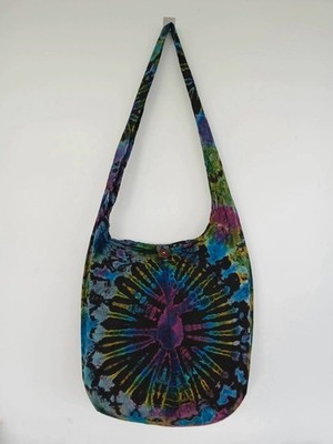 Einzigartige Batik Sling Bag Schulter Kuriertasche Crossbody verstaubar Hobo Boho Handtasche