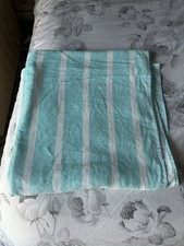 Blue and White Striped Bath Towel Beach Towel- New Without Tags