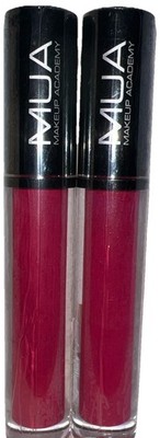 PACK OF 2 MUA MAKEUP ACADEMY Luminizing Lip Gloss #105 FUCHSIA Sealed/See Photos