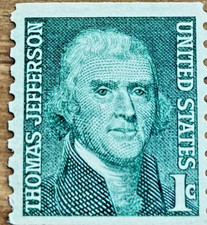 Scott #1278 1¢ Thomas Jefferson 1968 Stamp MNH