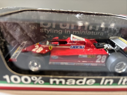 FERRARI 126CK TURBO GP ITALIA 1981 DIDIER PIRONI R391 BRUMM - Foto 2 di 4