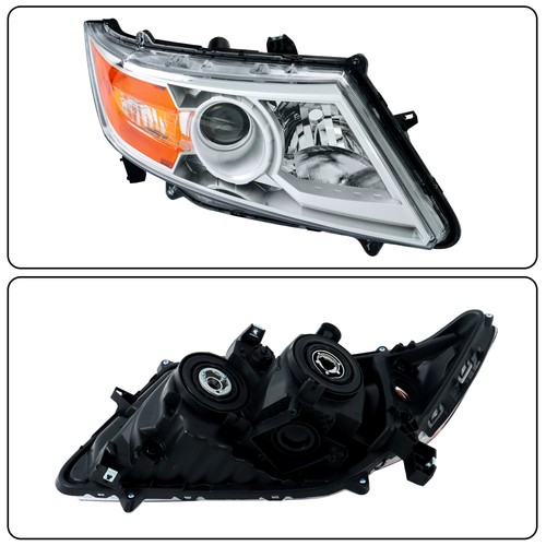 Headlights For Honda Odyssey 2011-2017 Headlamp Left+Right Side Halogen Chrome - Picture 10 of 11