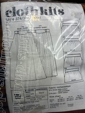 Vintage Clothkits Skirt Kit Style 374/378 – Unopened– Siesta Stripe  Size 8–18