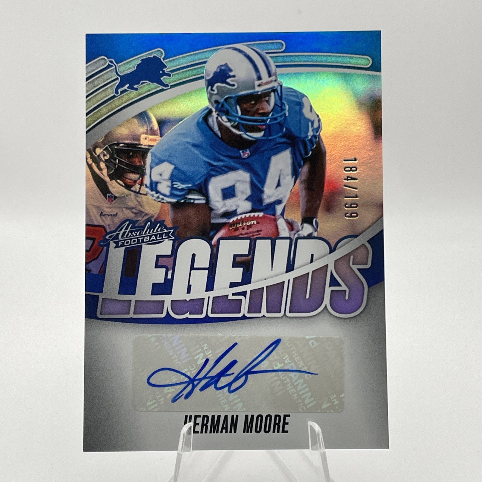 2025 Panini Absolute - Absolute Legends Signatures Herman Moore #ALS-HME /199 AU