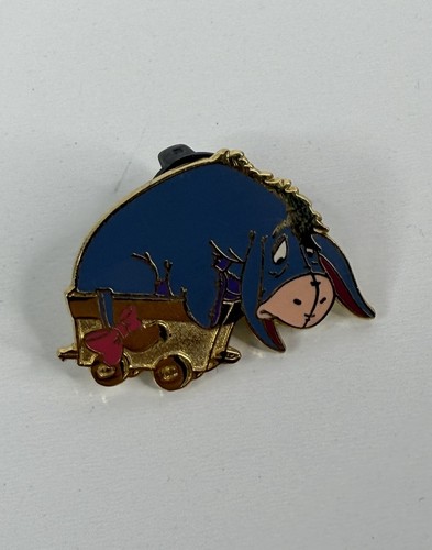 Disney Eeyore Gold Mine Train Car Cast Lanyard Pin Series Winnie The Pooh 2002