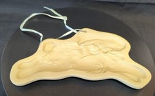 Brown Bag Cookie Art Bunny Rabbit Hare Clay Baking Mold Hill Design 1986