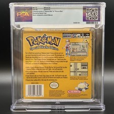 Pokemon Yellow Version Special Pikachu Edition No Rating PSA 8.0 CIB 1999 USA EN
