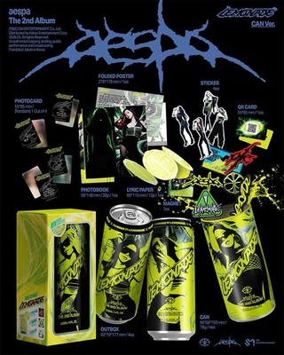 AESPA [LEMONADE] The 2nd Album CAN Ver/QR+Photo Book+7 Magnet+Card