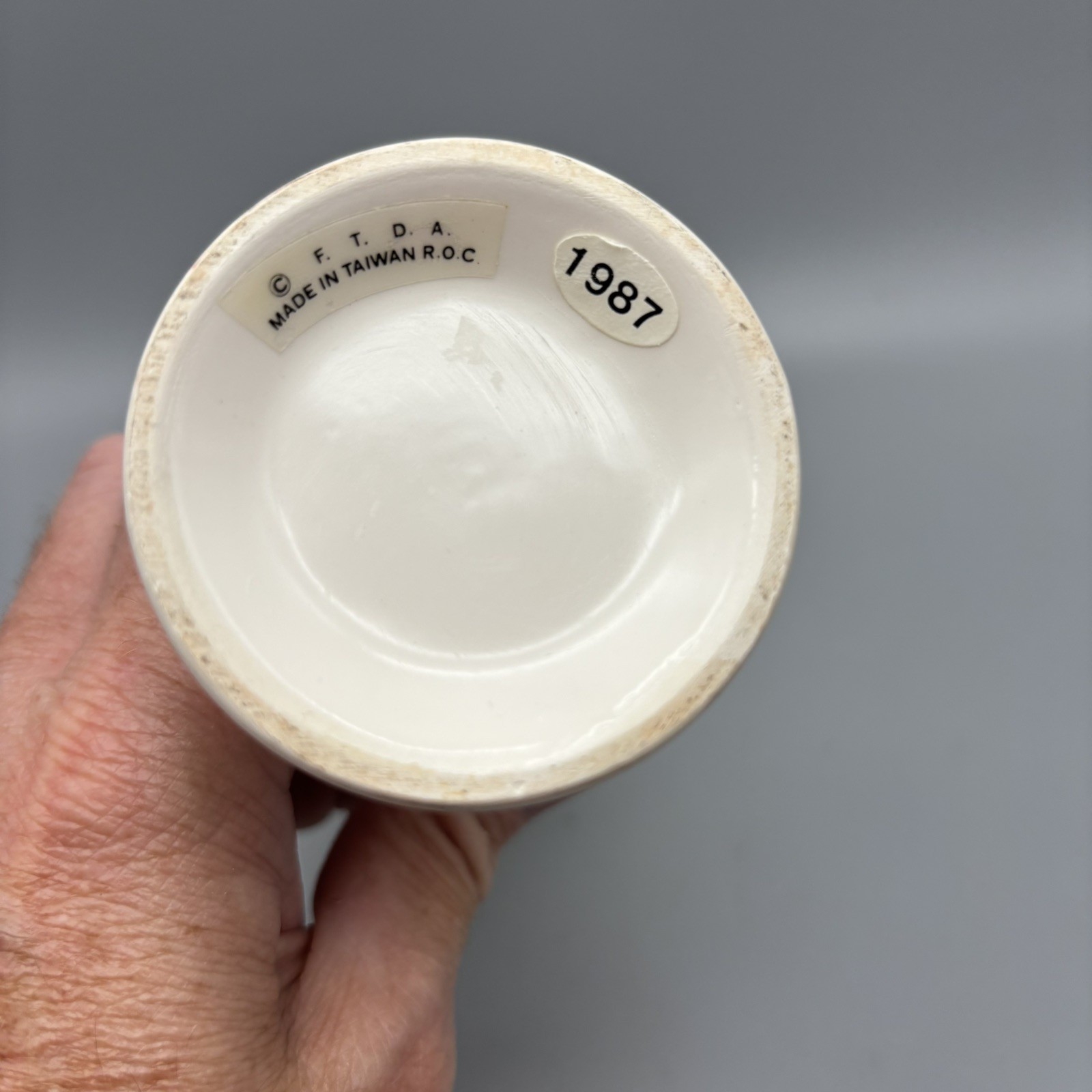 Vintage 1987 FTD Bud Vase Rainbow Colors Pride