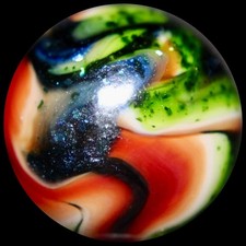 JABO March Madness Marble serie da collezione: RARA avventurina blu e verde