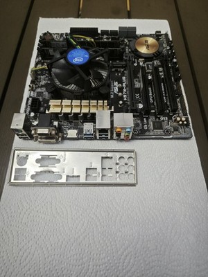 ASUS H97M-PLUS mATX Sockel 1150 DDR3, Intel I5 4590,  16GB Ram + Blende