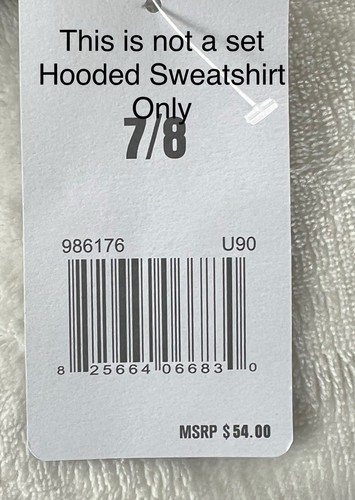 Hurley Boys Navy Blue Pullover Active Fleece Lined Hoodie Sweatshirt Sz: 7/8 NWT - Picture 3 of 4