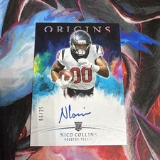 2021 Panini Origins Nico Collins Rookie Auto Houston Texans Ink RC Autograph /25