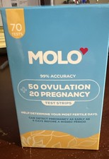 MOLO Ovulation  Pregnancy Test Strips Kit 50 Ovulation 20 Pregnancy Tests 7/27