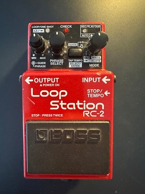 Boss RC-2 Loop Station - Digital Looper Pedal für E-Gitarre Bass