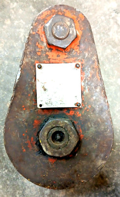 DRH JOHNSON 6'' SNATCH BLOCK 15 TON WORKING LOAD WIRE ROPE SIZE 5/8''-3/4''