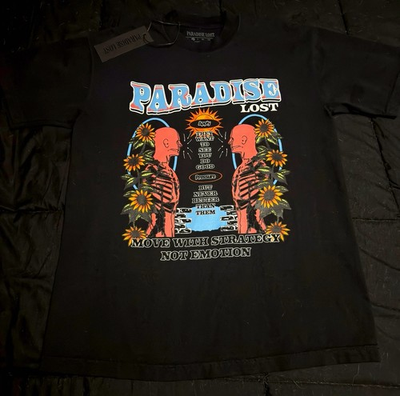 #ad Paradise Lost Move With Strategy Not Emotion Apply Pressure Black Men#x27;s T Shirt $30.00