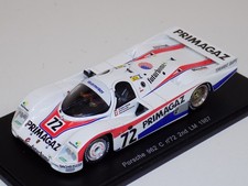 1/43 Spark Porsche 962 C car #72 second at 1987 24 Hours of Le Mans S0951