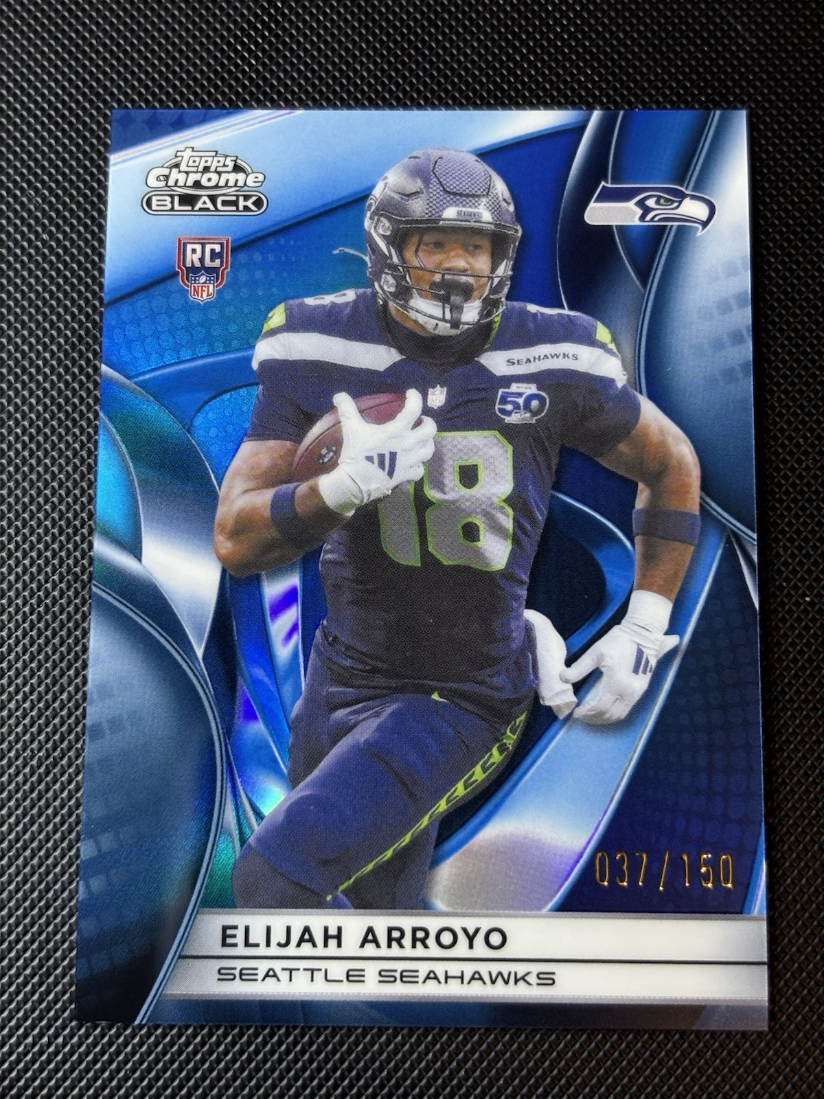 Elijah Arroyo Topps Chrome Black #146 Blue Refractor