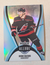 #143  2025-26 Upper Deck Allure Ryan Suzuki Black Rainbow - Carolina Hurricanes