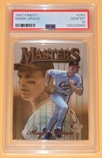 Mark Grace PSA 10 Low Pop 1997 Topps Finest Masters #262 Chicago Cubs MLB Card