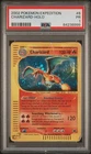 2002 Pokémon Charizard Holo PSA 1, HUGE FIRE BLAST SWIRL, Expedition Set 6/165