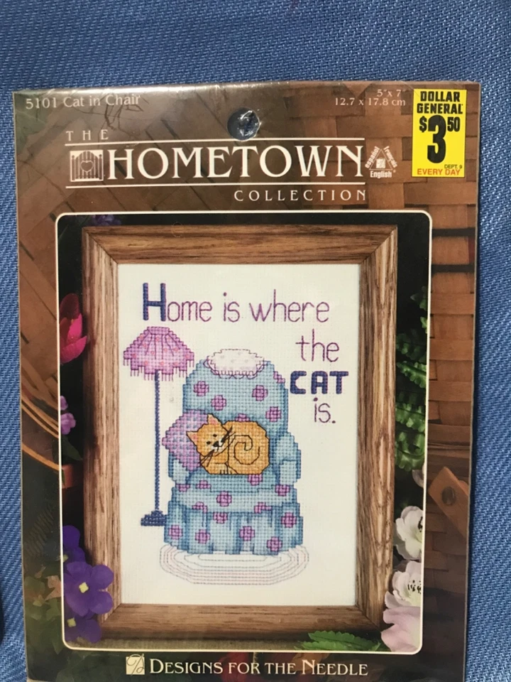 Lote de 4 kits de punto de cruz contados usados nunca abiertos nuevos Foto 4 de 4