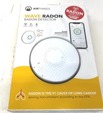 Airthings Wave Radon Battery Operated Smart Radon Detector