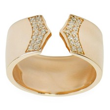 Arrows 14 Karat Gold Plated Sterling Silver Women's Ring Size 7 