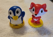 Leap Frog Learning Friends Adventure School Bus Fox PengReplacement Figure RARE