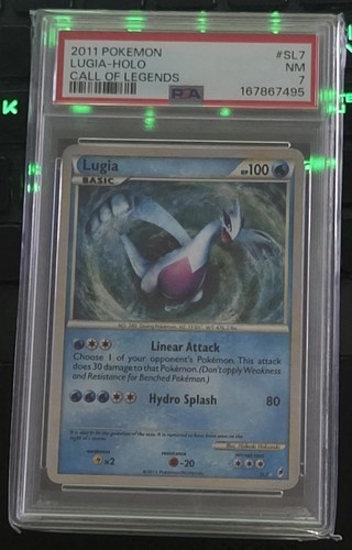 Lugia graded PSA 7 for sale on eBay