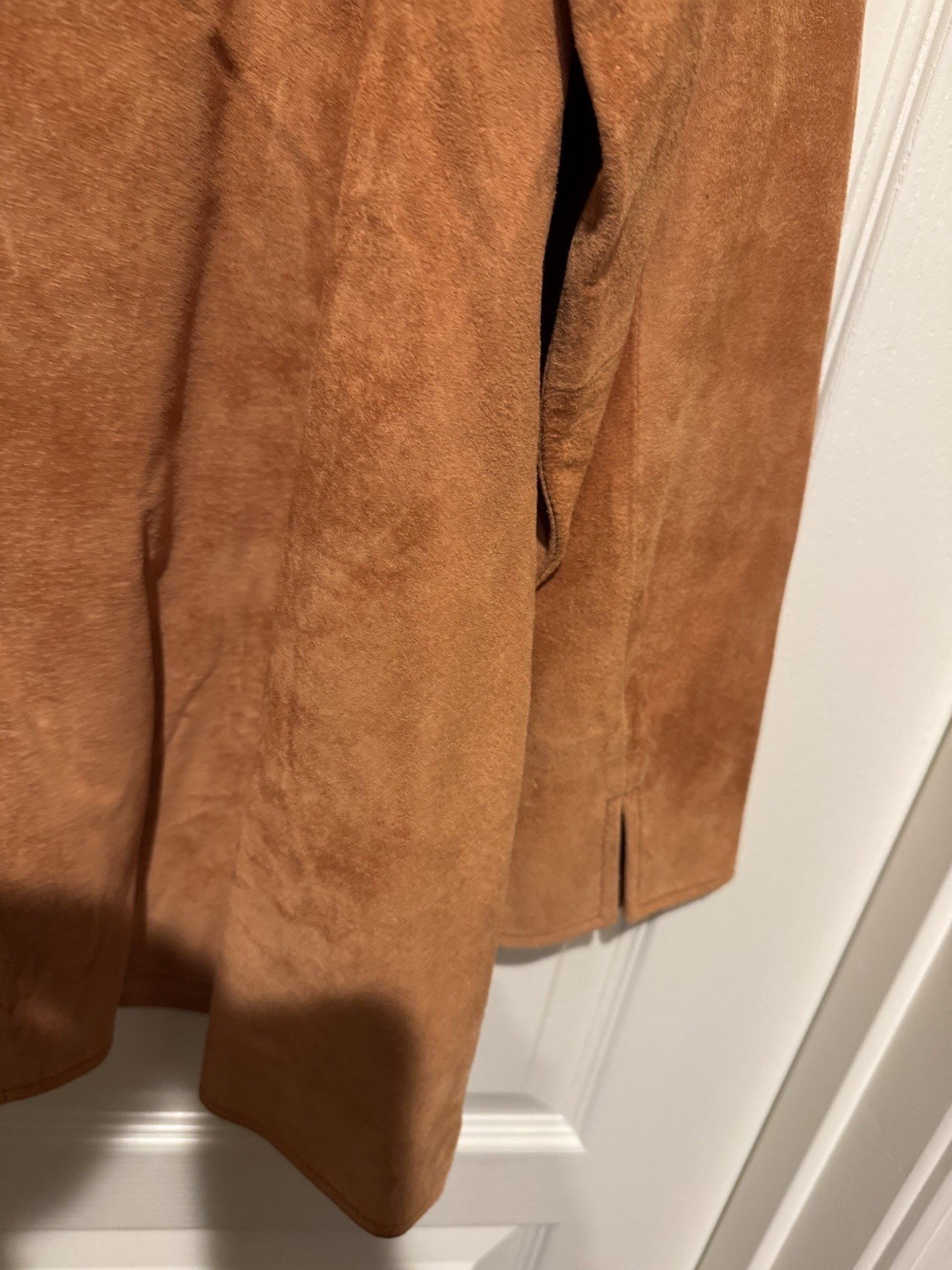 Pendleton Burnt Orange Suede Jacket Coat Size 1X … - image 4