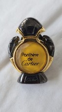 Seltenes Cartier Panth&egrave;re de Cartier Parfum-Flakon Anstecker, 1980er, Vergoldet