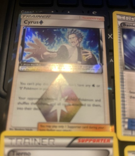 Trainer 12 Pokémon Cards 9-2014 1-2015,16,18 Cyrus & Max Revive Holo + - Picture 2 of 3