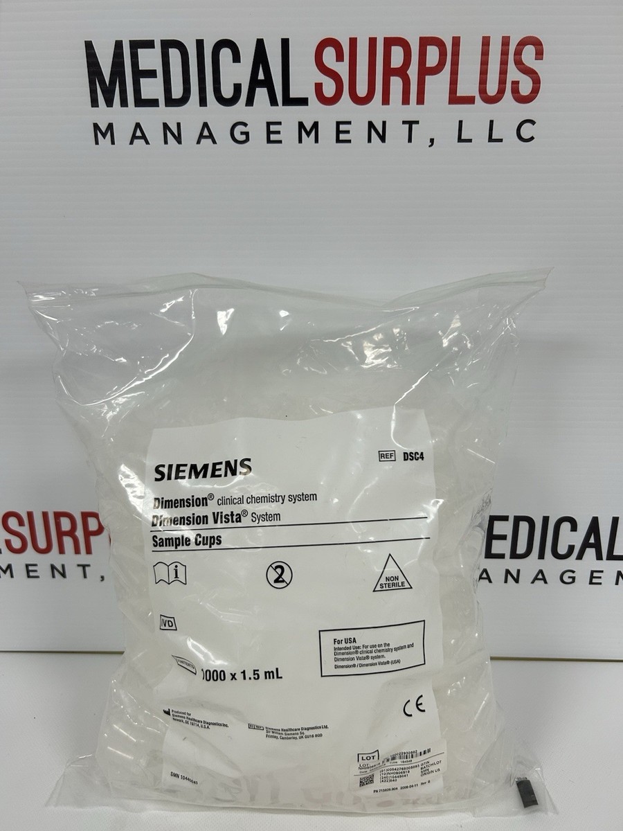 Siemens （シーメンス）　Da Siemens Dimension Sample Cups 1000 x 1.5 ml DSC4 | eBay