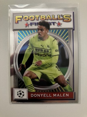 2021-22 Topps Finest Flashbacks UCL #111 Donyell Malen Borussia Dortmund