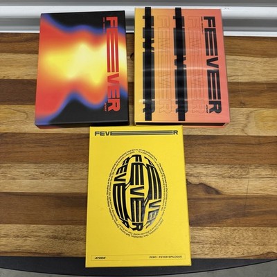 ATEEZ Zero: Fever Part 1, Part 2 & Epilogue CD Album Lot + Photobooks Photocards