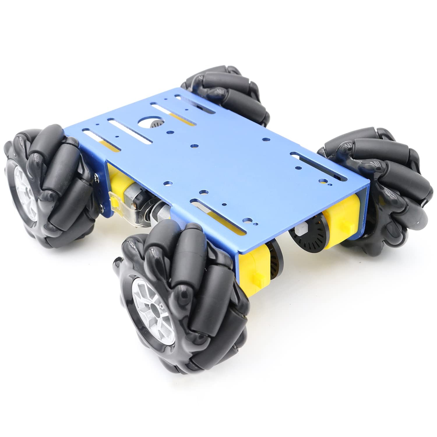 4WD Metal Smart Car Chassis, MC100 Remote Control Omnidirectional Wheel Robot...