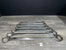Vintage Craftsman 6 pc   =V=  series SAE Double Box end wrench set 1/2”- 1-1/4”